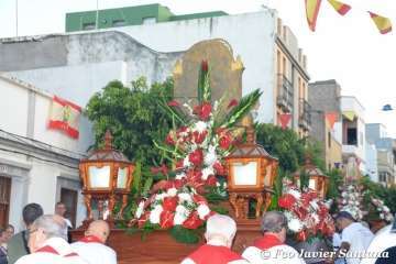 Procesión religiosa en El Ejido (Foto Francisco Javier Santana)